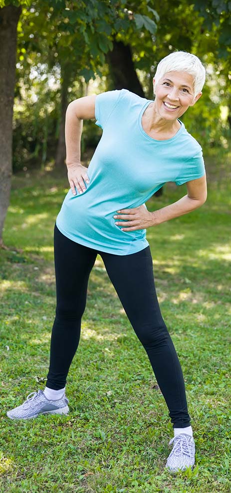 Back Bracing stretching